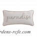 Beachcrest Home Java Woven Stripe Paradise Decorative Cotton Lumbar Pillow BCMH3044